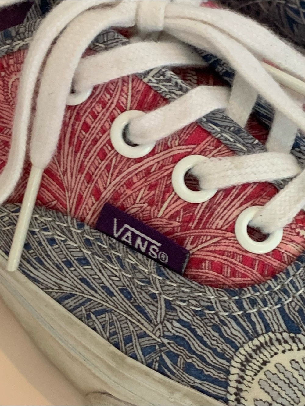 Vans Authentic x Liberty London Skate Sneakers - Picture 3 of 11